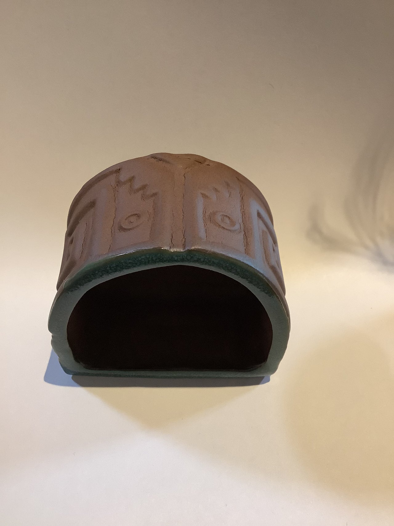 Ceramics By Marissa Wood - Ceramic Nicho Mini Altar - Blue & Brown