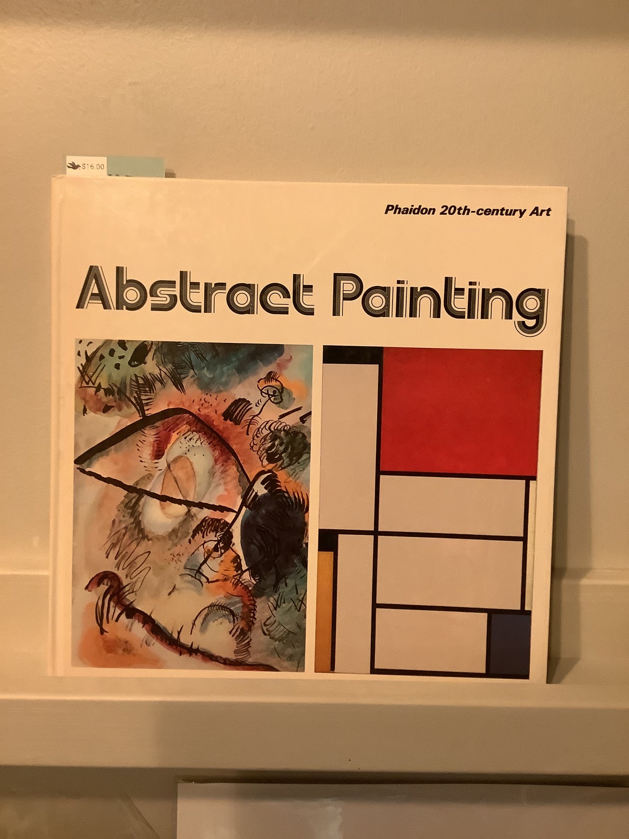 Flyby Provisions - Vintage book - Abstract Painting
