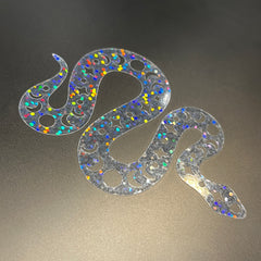 Glitter Snake Window Decal