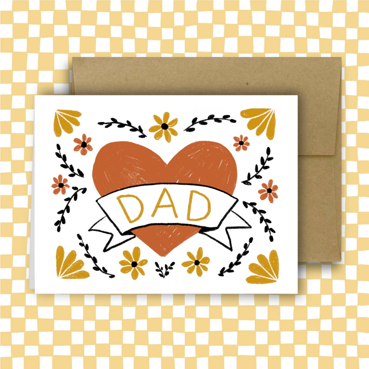 DAD ~ CLASSIC HEART Card