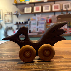 Wood Roadrunner Toy Car