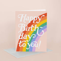Birthday Greeting Card | Big Rainbow