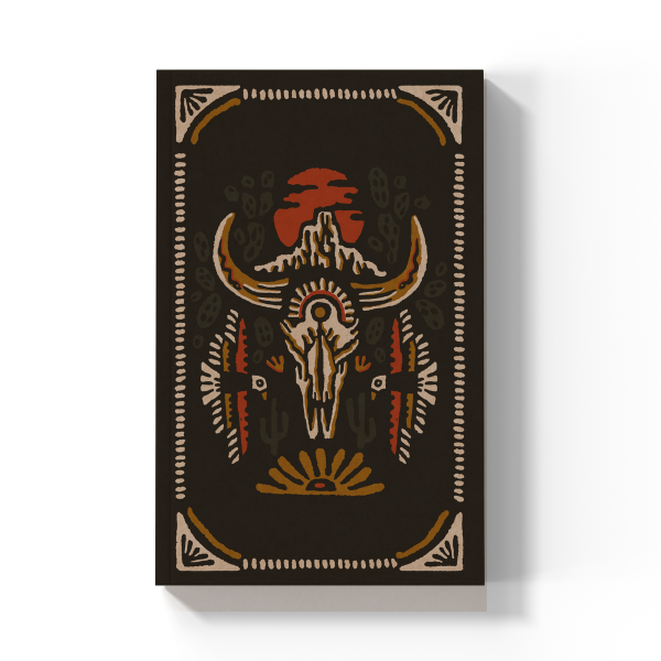 RaycoDesign — Desert Skull Kraft Layflat Notebook