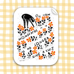 HOW WONDERFUL Sticker