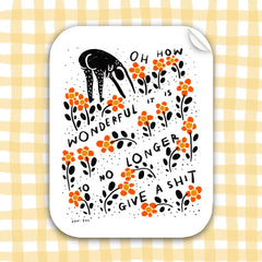 Oh How Wonderful It Is - Sticker