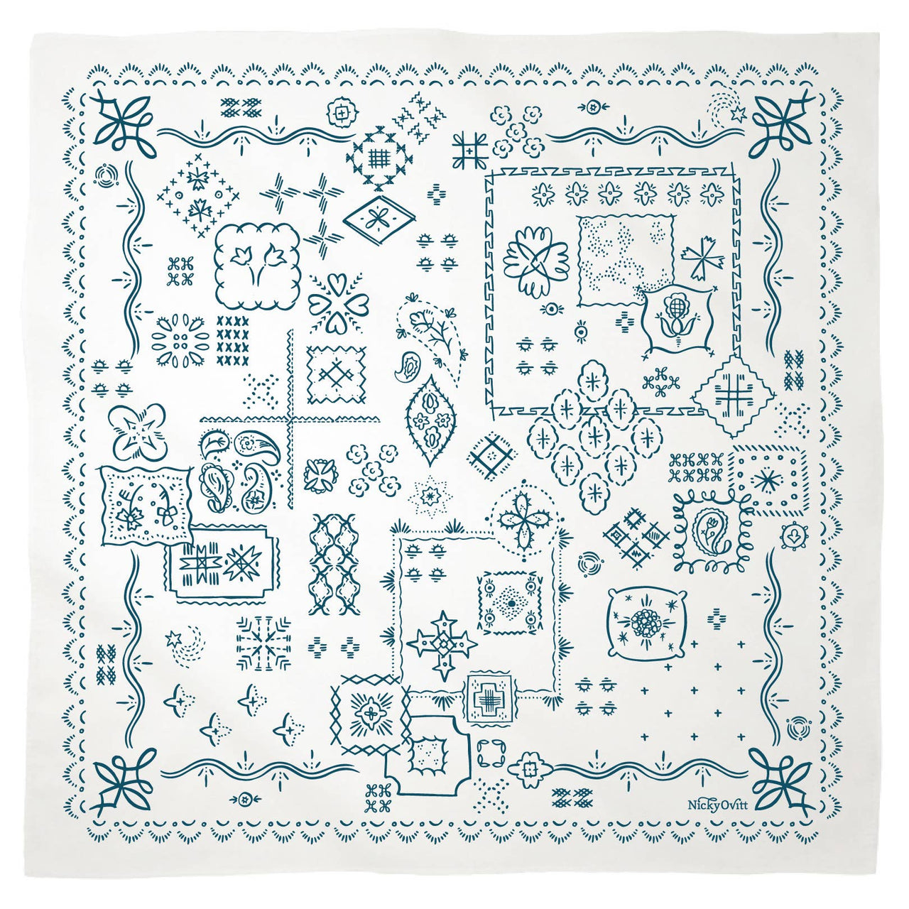 Tyler Bandana (White)