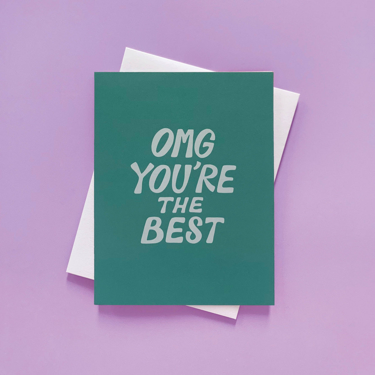 OMG Best - Thank You Gratitude Card