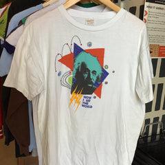 Flyby Provisions - Vintage Clothing - Vintage 90s Albert Einstein tee
