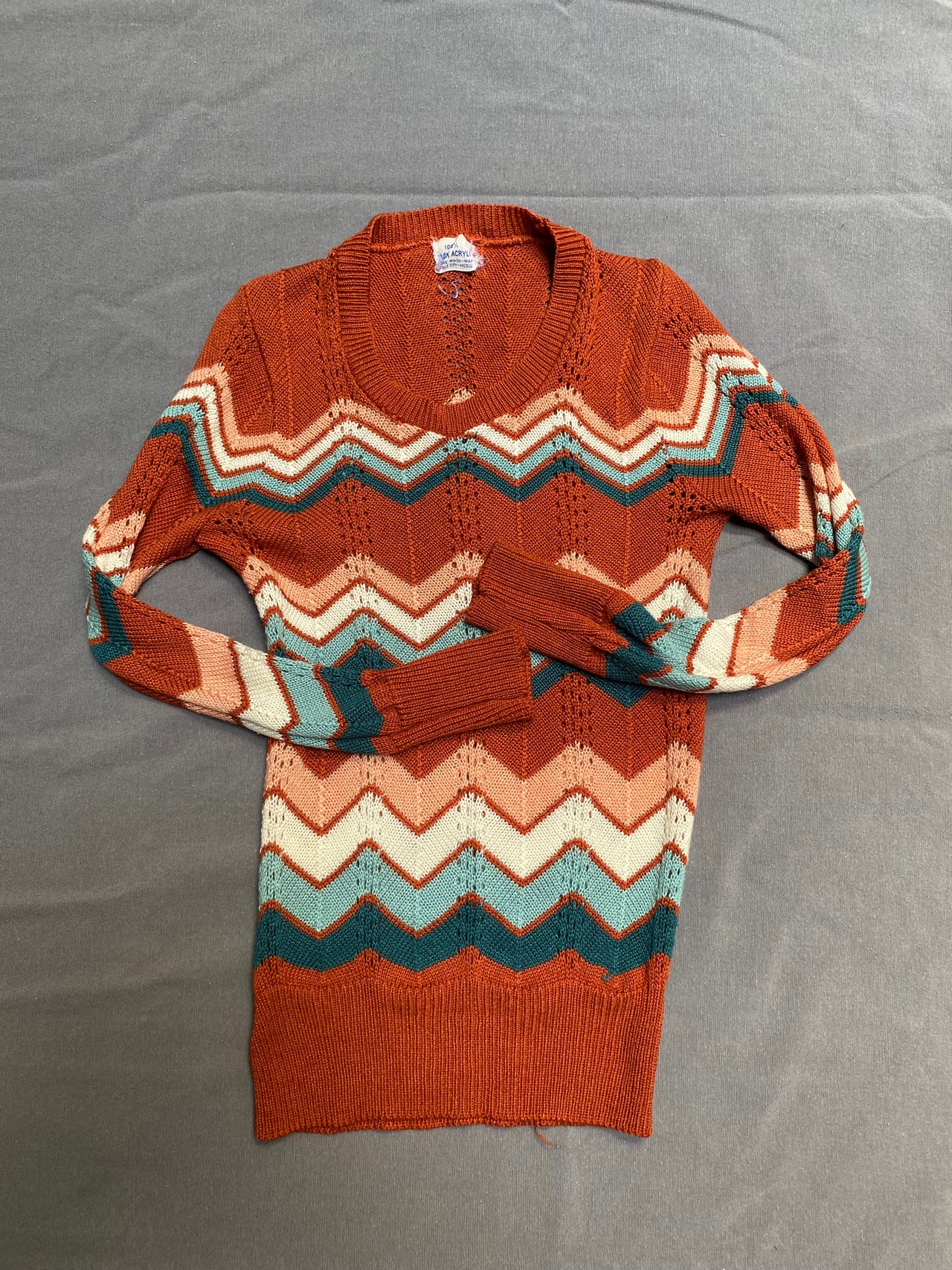 Apple Vintage - Apparel - Vintage Wmns L/S Acrylic knit shirt