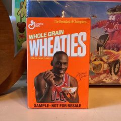 Flyby Provisions - Vintage Art - MJ Wheaties Mini-Cereal box