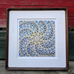 Patrick Turk - “Molecularization No. 6” Framed Blotter Art