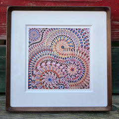 Patrick Turk - “Reincarnating No. 3” Framed Blotter Art