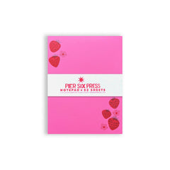 Sweet Strawberry - Risograph 'Little Jotter' Notepad