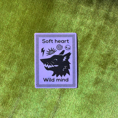 Brass Earth - Soft Heart, Wild Mind Vinyl Sticker