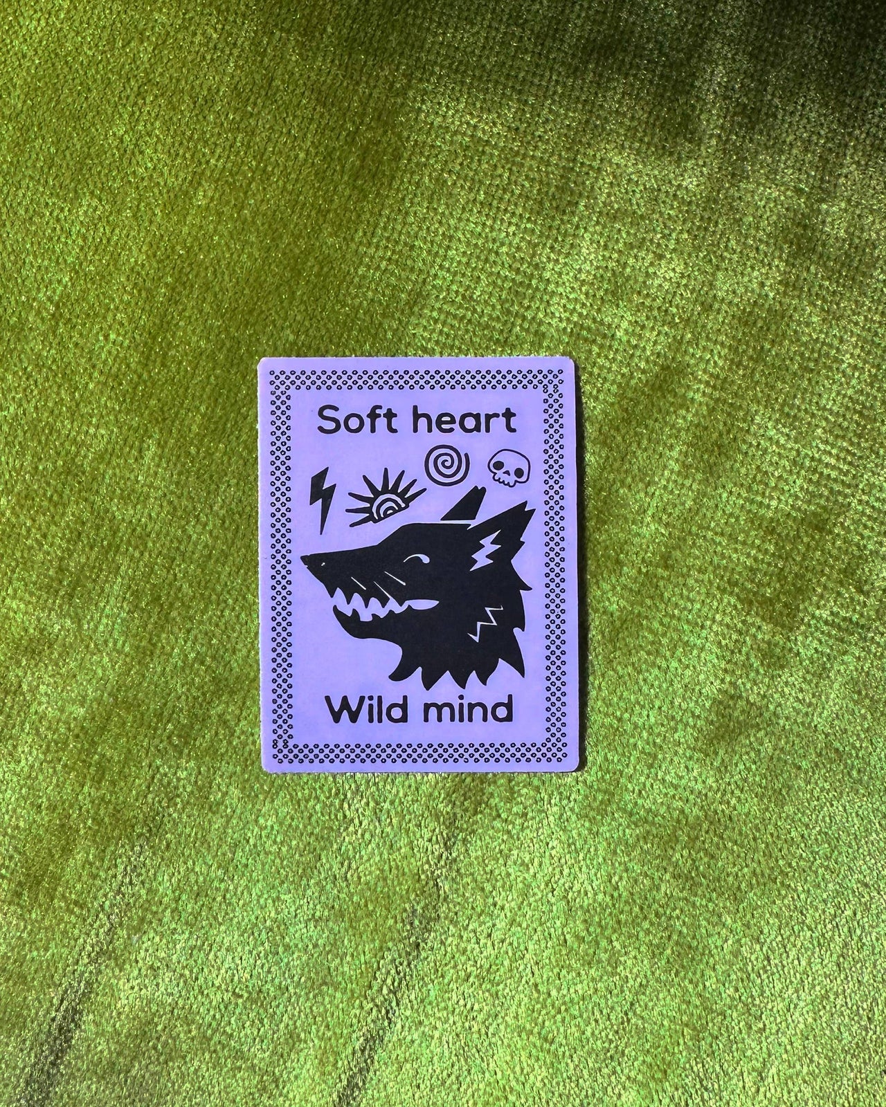 Brass Earth - Soft Heart, Wild Mind Vinyl Sticker