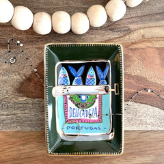 Porcelain Trinket Dish | Sardines