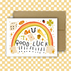GOOD LUCK Greeting Card