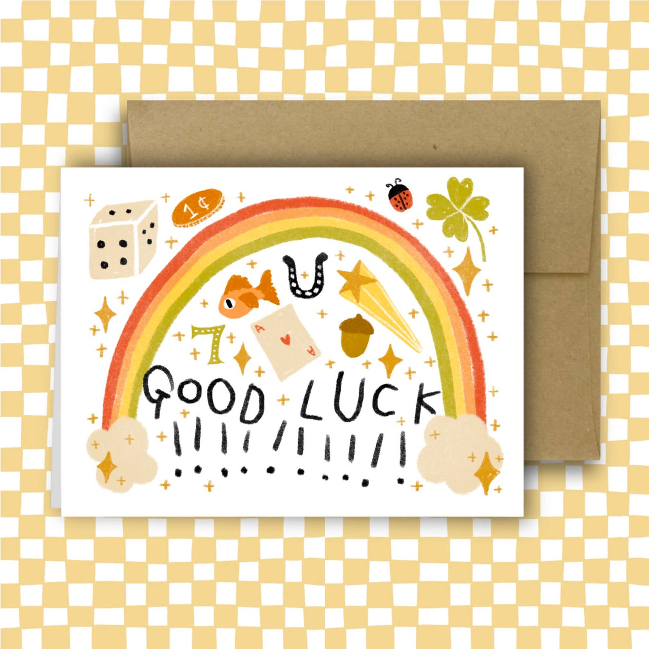 GOOD LUCK Greeting Card
