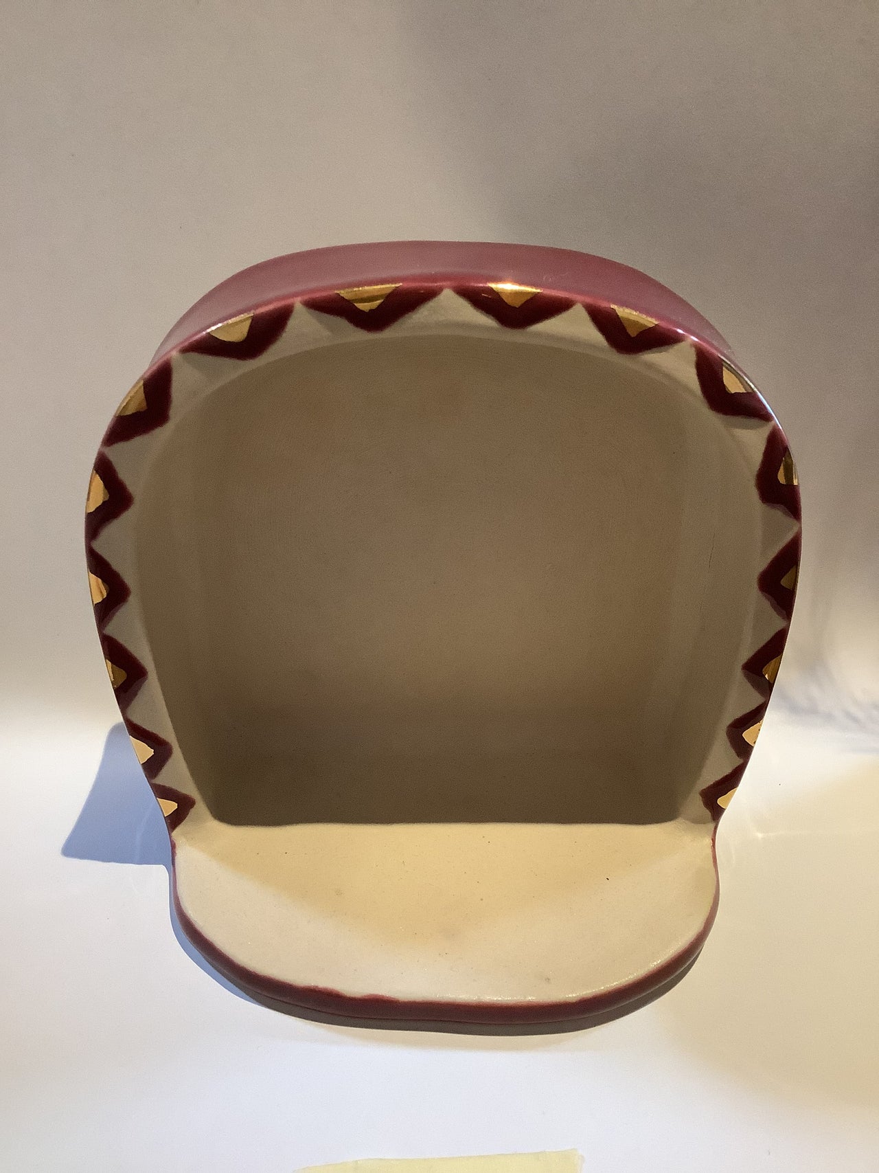 Ceramics By Marissa Wood - Ceramic Nicho Altar - Red & Gold