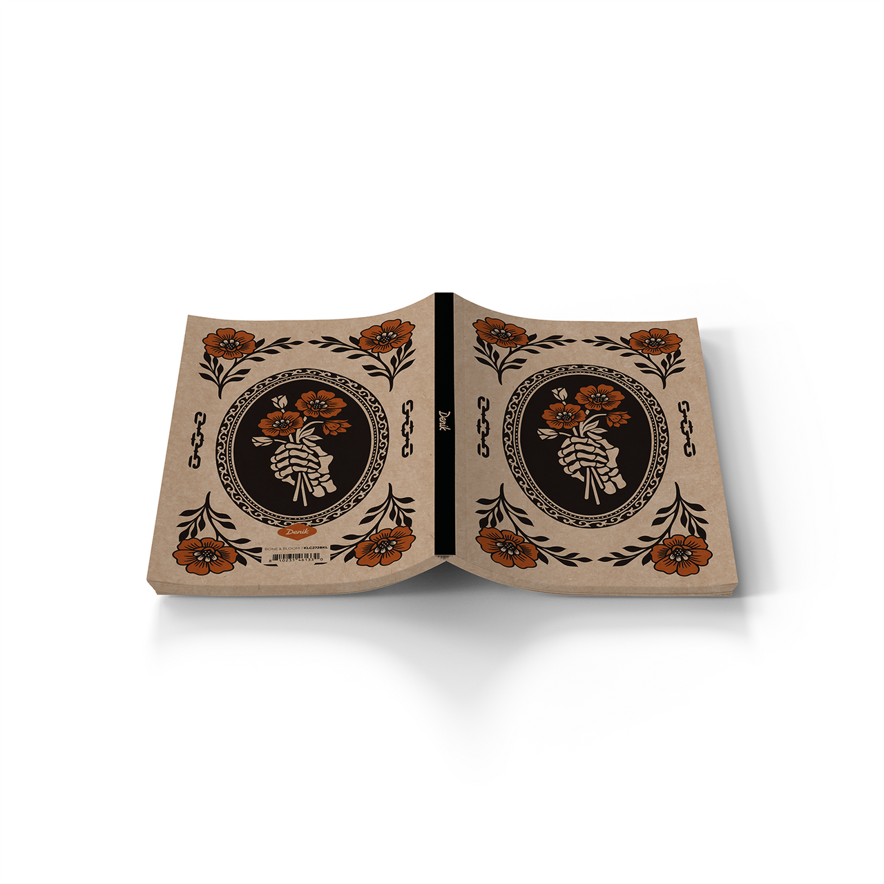 Bone & Bloom Kraft Classic Layflat Notebook KLC2728KL