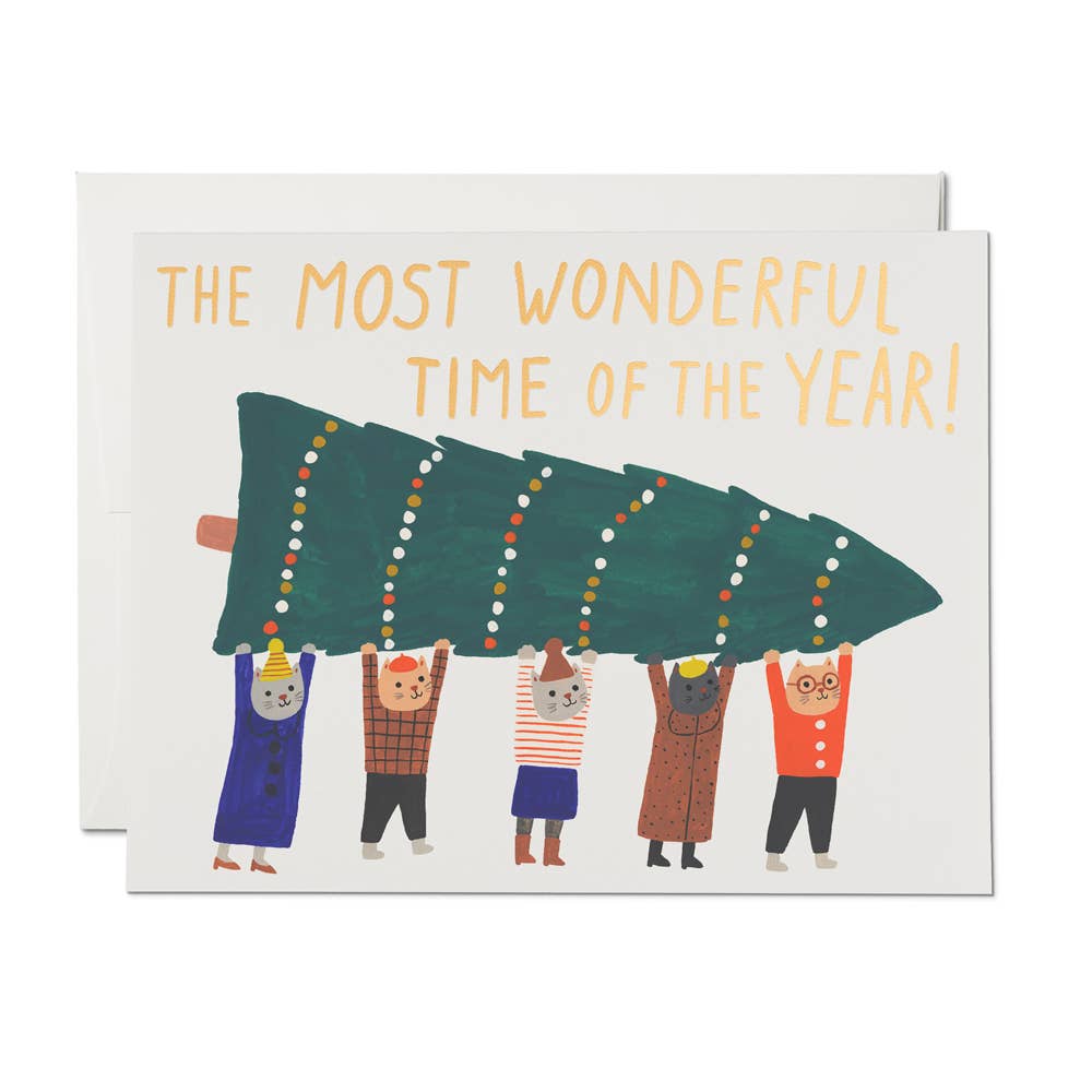 Red Cap Cards - Greeting Card - Most Wonderful Time of The Year