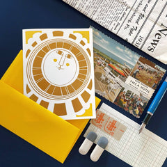 Le Soleil - Foil Letterpress Greeting Card