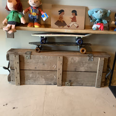 Flyby Provisions - Vintage Furniture - Vintage Ammo Wood case