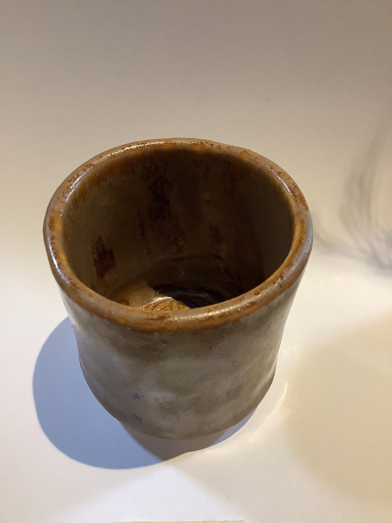 Ceramics By Marissa Wood - Ceramic Tea Cup - Brown & Brown glaze