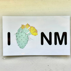(Copy) House of Chama - Sticker - Bumper Sticker I Heart Cactus New Mexico