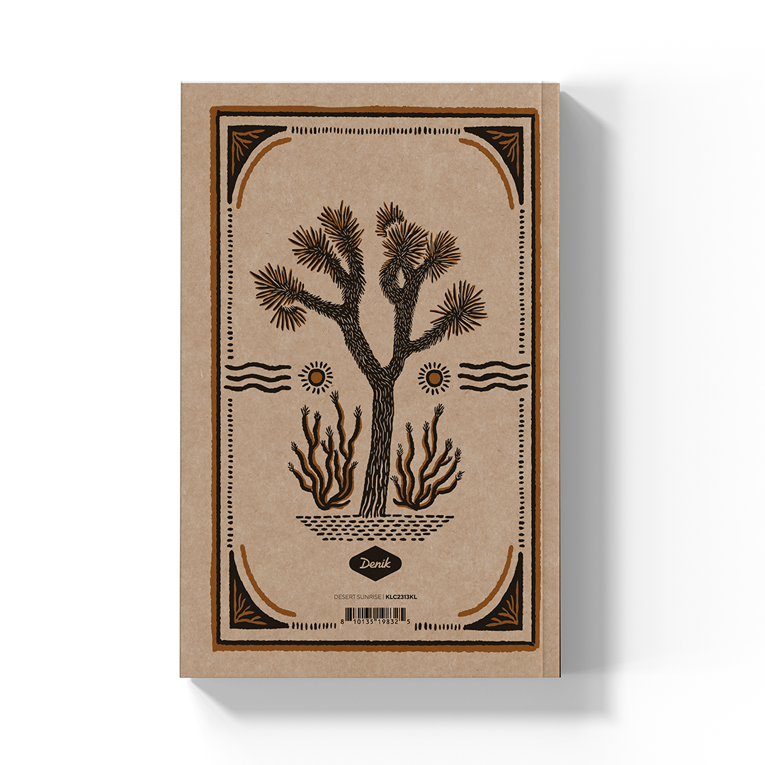 RaycoDesign — Desert Sunrise Kraft Classic Layflat Notebook
