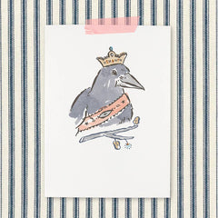 Crow Note Card