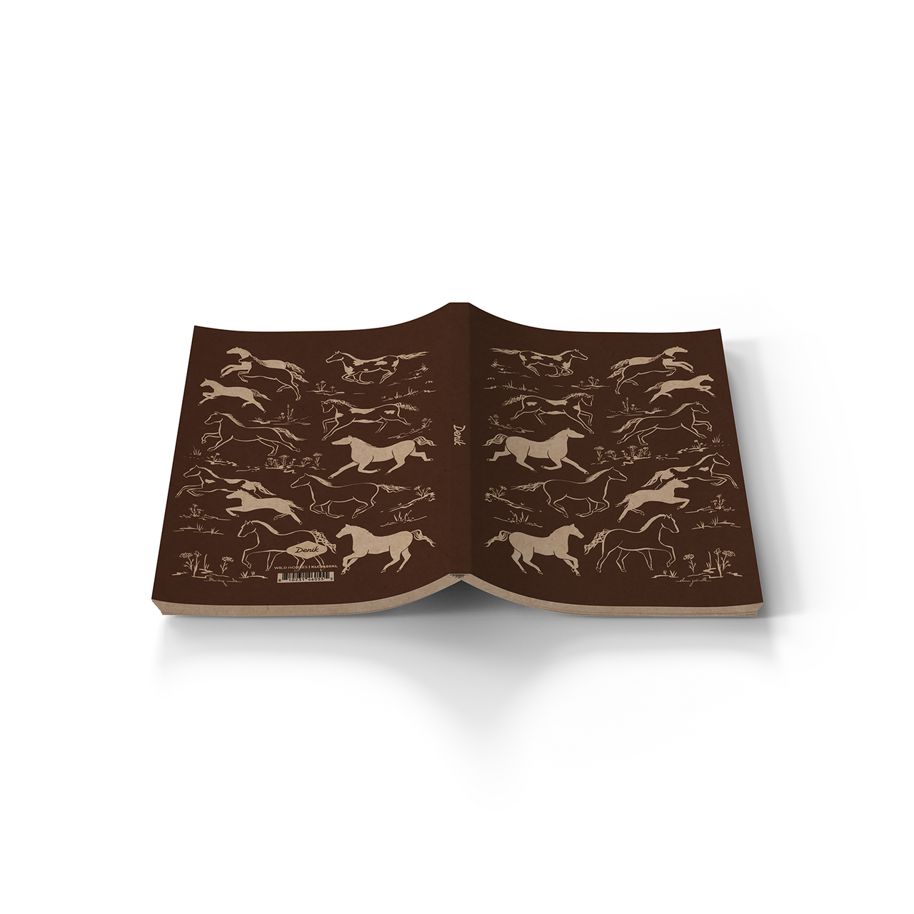 Wild Horses Kraft Layflat Notebook