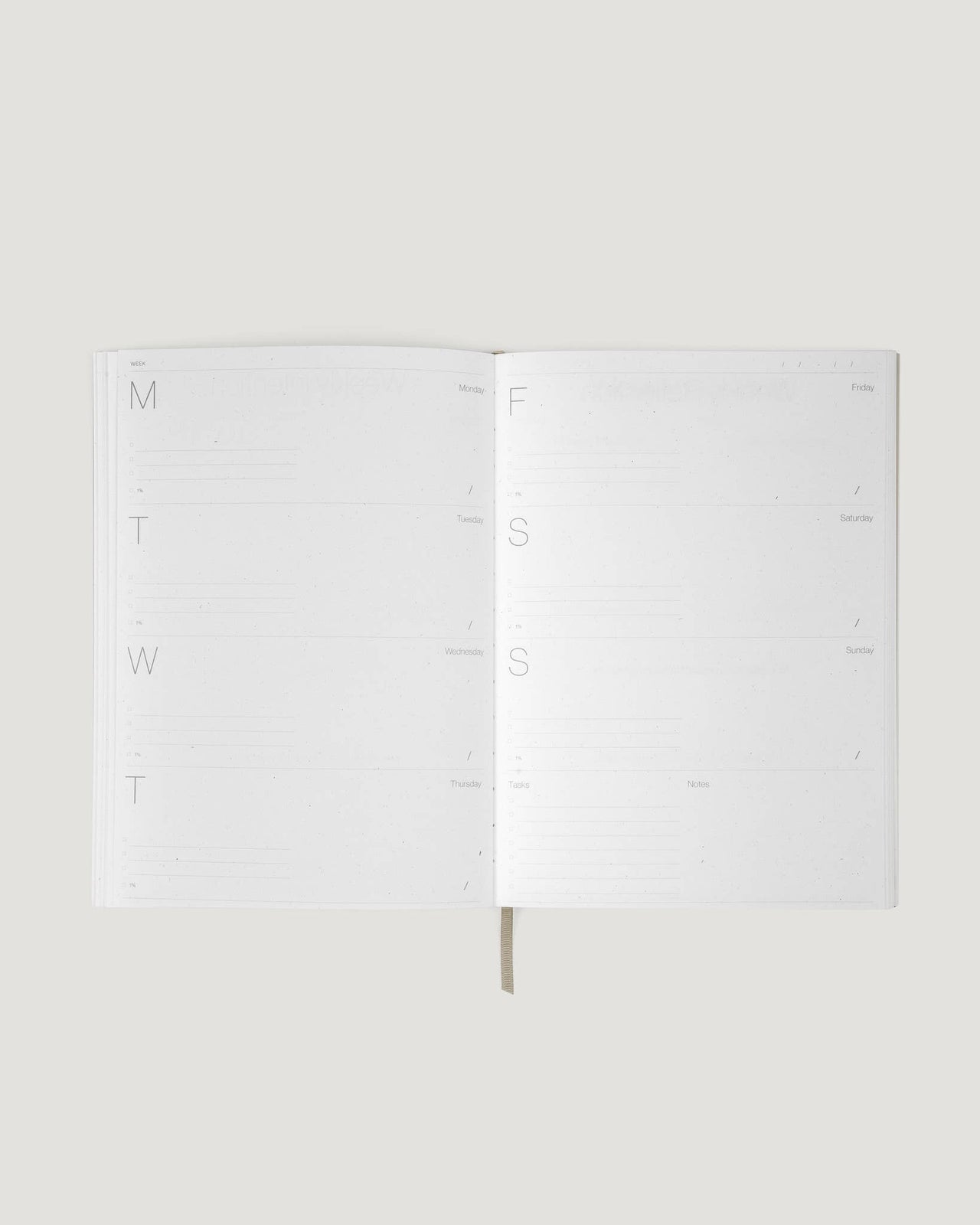 Wilde House Paper - Week Planner