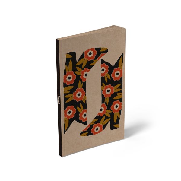 Bloomin Boots Kraft Layflat Notebook KLC2218KL