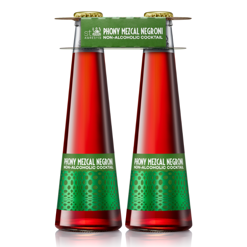 St. Agrestis Non-Alcoholic Phony Mezcal Negroni.: Individual Bottles
