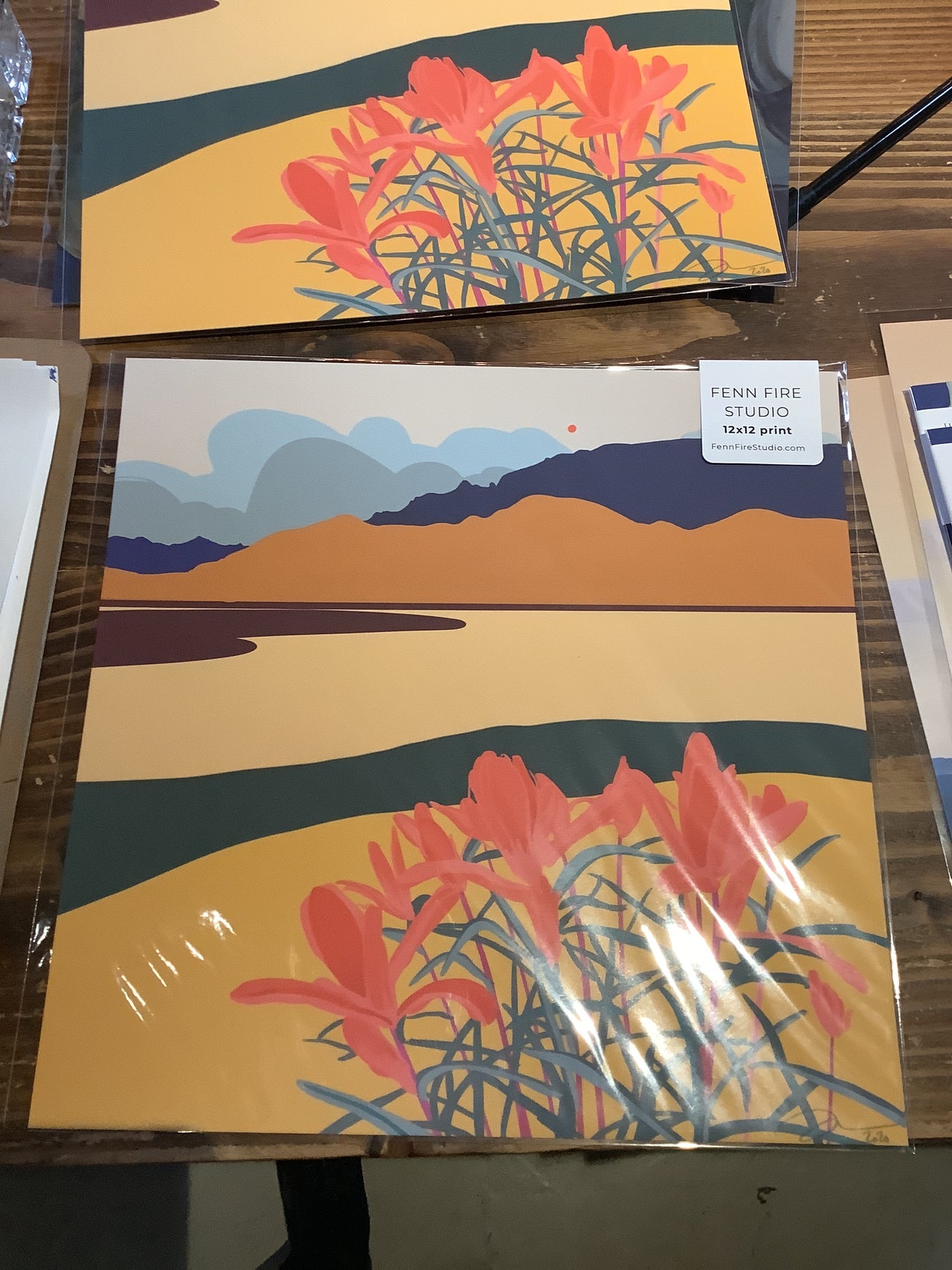 Fenn Fire Studio - Print 12”x12” - Sandia Foothills