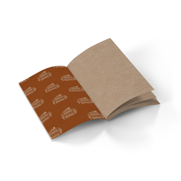 RaycoDesign Western Horse Kraft Layflat Notebook Journal