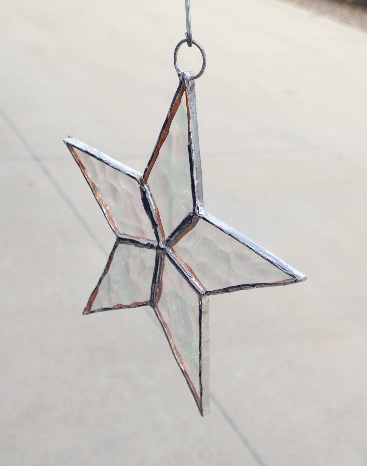STAINED GLASS STARS - HANDMADE - FLAT       BEST SELLER!: ASSORTMENT OF COLORS