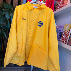 Vintage Yellow Balloon Fiesta Windbreaker Jacket