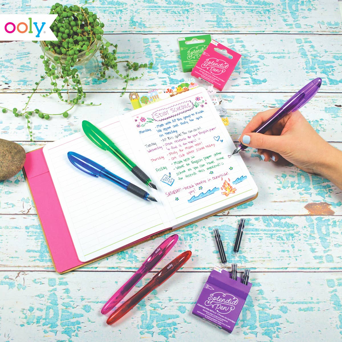Ooly - Splendid Pen - Ink Refills - Purple