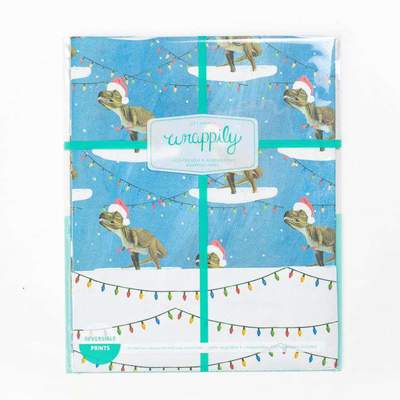 Wrappily Co. - Wrapping Paper - Dino Lights