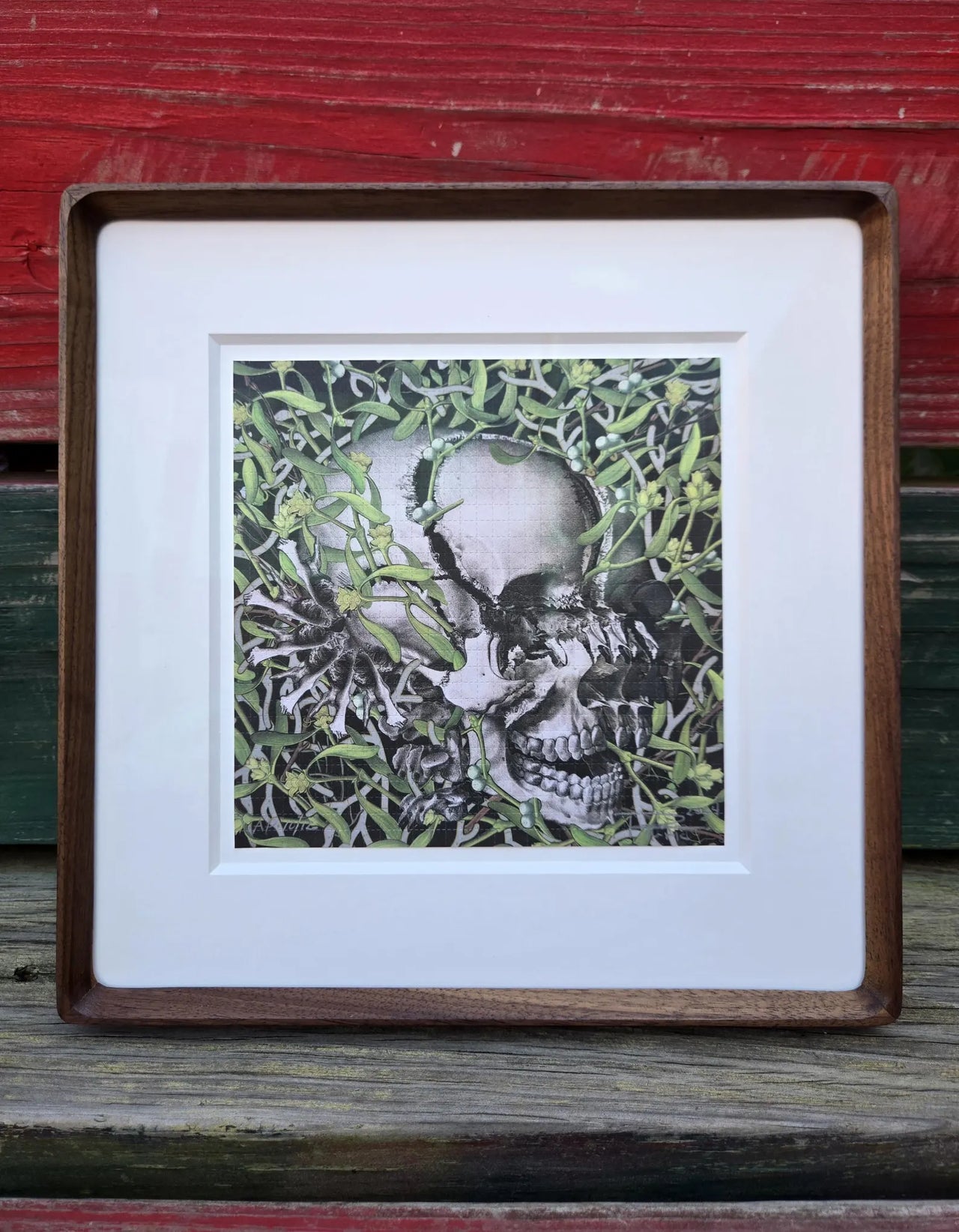 Patrick Turk - “Dust” Framed Blotter Art