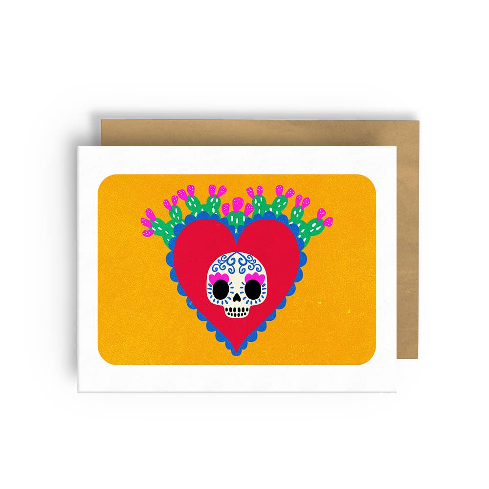 Squidly - Greeting Card - Skull & Cactus