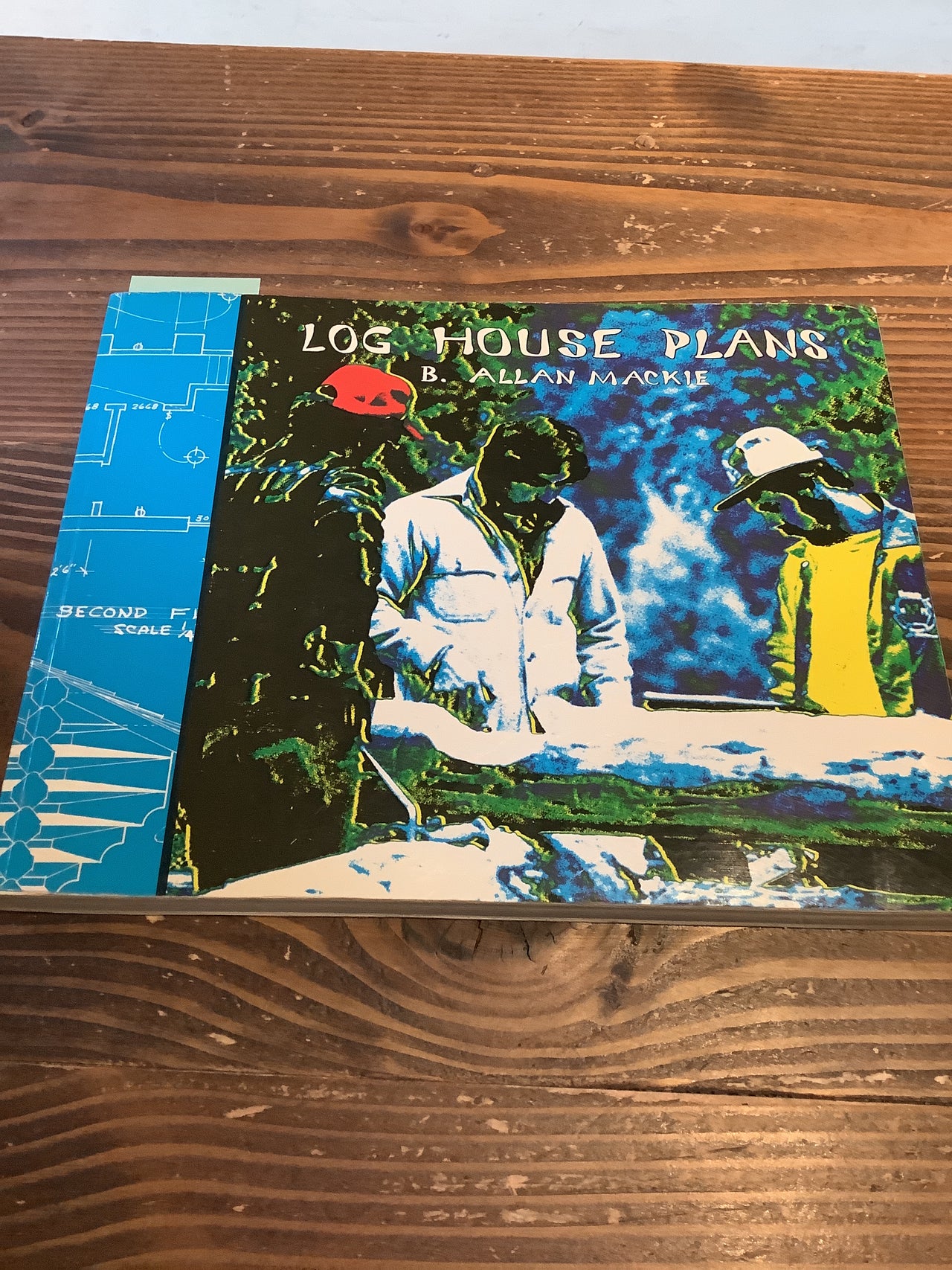 Vintage Books - 1979 LOG HOUSE PLANS book