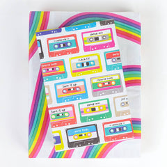 Wrappily Co. - Wrapping Paper - Mix Tape / Go Bows