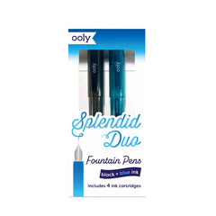 Ooly - Splendid Fountain Pen Duo Black and Blue