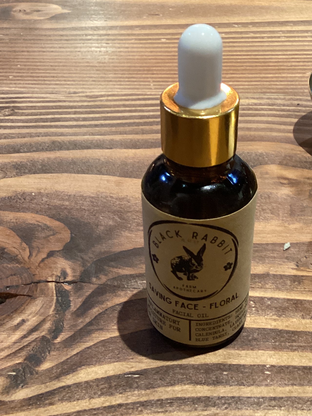 Black Rabbit- Saving Face Floral Oil (1 oz)