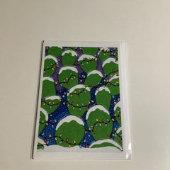 Vivian Page - Christmas Lights Cactus Greeting Cards