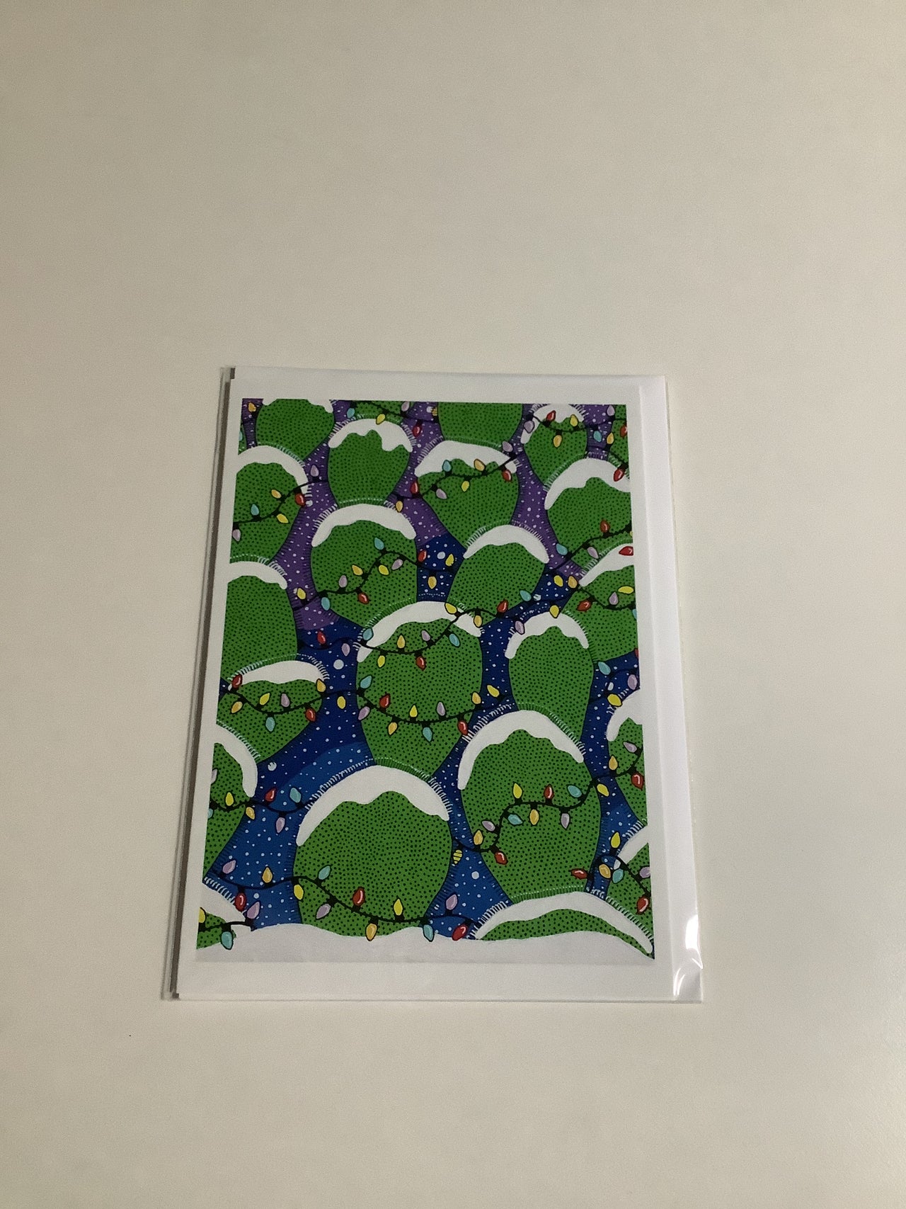 Vivian Page - Christmas Lights Cactus Greeting Cards