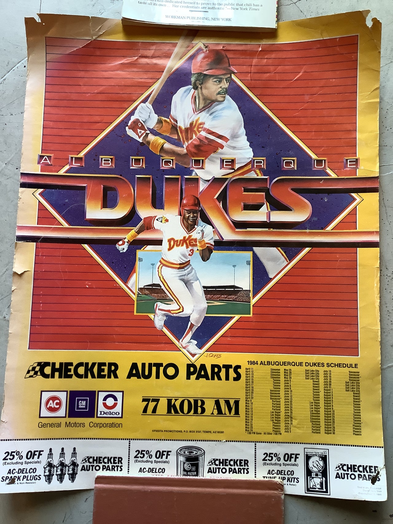 Vintage Prints - Albuquerque Dukes Poster